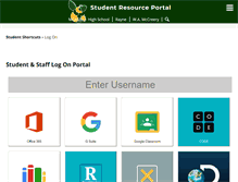 Tablet Screenshot of moodle.mcasd.net